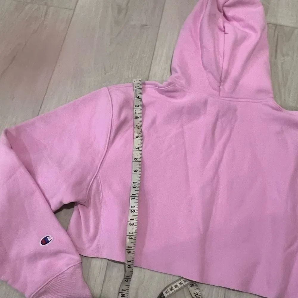 Champions Cropped Cut Off Hoodie size s